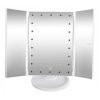 (Devalorizat) Oglindă LED reglabilă, rotativă, rabatabilă, alb