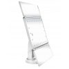 (Devalorizat) Oglindă LED reglabilă, rotativă, rabatabilă, alb