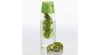 Sticla cu infuzor pentru fructe, 800 ml, capac verde