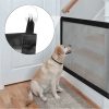 Plasă ușa pentru câini, 115 x 84 cm, Negru