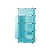 Dulap modular din plastic, un compartiment 35x35x35 cm, Albastru