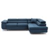 RIGATTO canapea colțar extensibil, țesătură normală, dreapta, culoare -  bleumarin