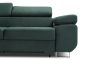RIGATTO canapea colțar extensibil, țesătură normală, dreapta, culoare -  bleumarin