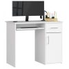 Narsa PIN masă de birou, culoare alb
