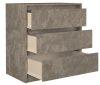 Arosa K3, dulap cu sertare, beton