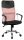 Nemo, scaun de birou pivotant, material plasă, roz