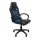 Enzo scaun pivotant de birou, albastru-negru