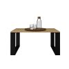Riano MIX Salon Loft masă cafea modernă, stejar-negru