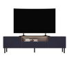 Shannan MIX RTV KAMA160 comoda TV, 43x160x40 cm, stejar-albastru