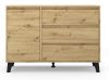 Shannan Scandi 1D3S comoda, 110x78.5x39 cm, stejar