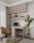 Faenza Mijas masă birou cu stocare în stânga, 98x76x51 cm, culoarea lutului