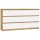 Shandro M6 140 dulap cu sertare, 138x75x40 cm, stejar-alb 