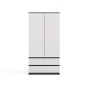 Rialto SS-90 dulap garderobă, 90x180x50 cm, antracit-alb 