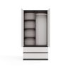 Rialto SS-90 dulap garderobă, 90x180x50 cm, antracit-alb 