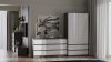 Rialto SS-90 dulap garderobă, 90x180x50 cm, antracit-alb 