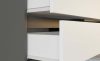 Rialto 2D3S dulap cu sertare, 120x75x40 cm, antracit-alb 