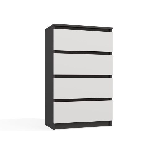 Rialto M4 dulap cu sertare, 120x97x40 cm, antracit-alb 