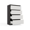 Rialto M4 dulap cu sertare, 120x97x40 cm, antracit-alb 