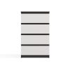 Rialto M4 dulap cu sertare, 120x97x40 cm, antracit-alb 