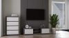 Rialto M4 dulap cu sertare, 120x97x40 cm, antracit-alb 
