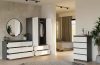 Rialto M6 120 dulap cu sertare, 120x75x30 cm, antracit-alb 