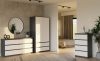 Rialto M6 140 dulap cu sertare, 138x75x40 cm, antracit-alb 