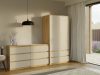 Kashan M6 140 dulap cu sertare, 138x75x40 cm, stejar-casmir 