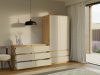 Kashan M6 120 dulap cu sertare, 120x75x30 cm, stejar-casmir 