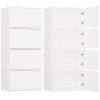 Drohmo ALMA (4 rafturi) comoda, 50x119x40 cm, alb 