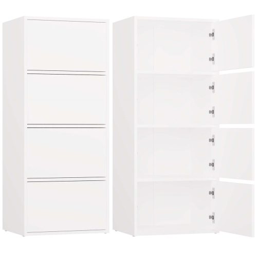 Drohmo ALMA (4 rafturi) comoda, 50x119x40 cm, alb 