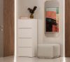 Drohmo ALMA (4 rafturi) comoda, 50x119x40 cm, alb 
