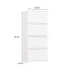 Drohmo ALMA (4 rafturi) comoda, 50x119x40 cm, alb 