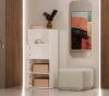 Drohmo ALMA (4 rafturi) comoda, 50x119x40 cm, alb 