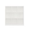Drohmo Fiesta 8P dulap cu rafturi, 100x104x24 cm, alb