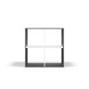 Rialto Malax 2x2 raft, 74x75x30 cm, antracit-alb 