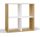 Shandro Malax 2x2 raft, 74x75x30 cm, stejar-alb 