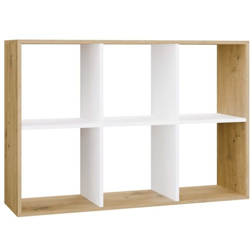 Shandro Malax 2x3 raft, 110x75x30 cm, stejar-alb 