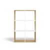 Shandro Malax 2x3 raft, 110x75x30 cm, stejar-alb 