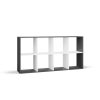 Rialto Malax 2x4 raft, 147x75x30 cm, antracit-alb 