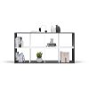 Rialto Malax 2x4 raft, 147x75x30 cm, antracit-alb 