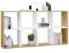 Shandro Malax 2x4 raft, 147x75x30 cm, stejar-alb 