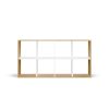 Shandro Malax 2x4 raft, 147x75x30 cm, stejar-alb 