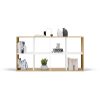 Shandro Malax 2x4 raft, 147x75x30 cm, stejar-alb 