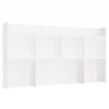Drohmo NDST 130 raft de perete, 128x70x18 cm, alb 