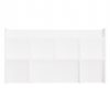 Drohmo NDST 130 raft de perete, 128x70x18 cm, alb 