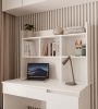 Drohmo NDST 100 raft de perete, 96,5x70x18 cm, alb 