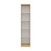 Shandro R40 dulap cu rafturi, 40x182x30 cm, stejar-alb 