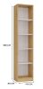 Shandro R40 dulap cu rafturi, 40x182x30 cm, stejar-alb 