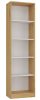 Shandro R50 dulap cu rafturi, 50x182x30 cm, stejar-alb 