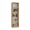 Shandro R50 dulap cu rafturi, 50x182x30 cm, stejar-alb 